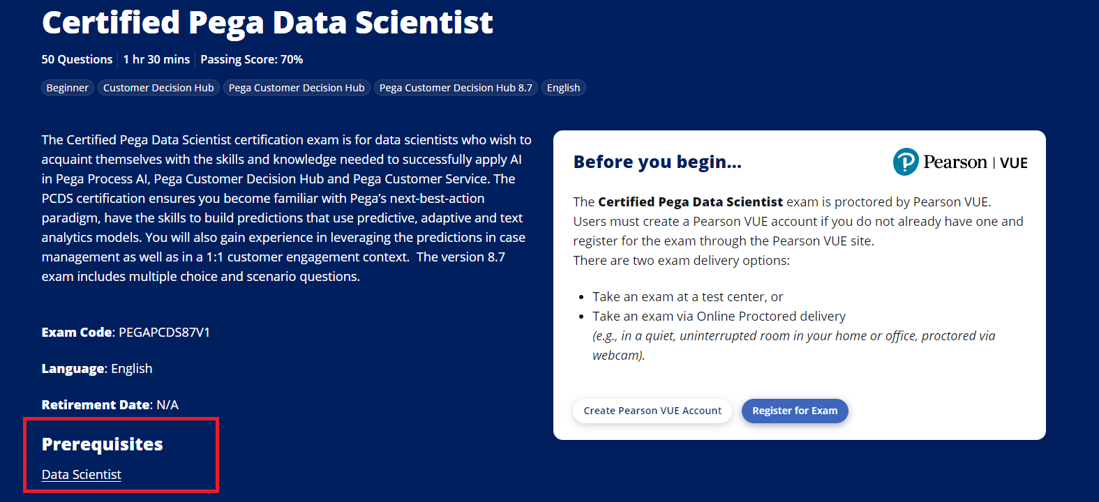 Which pega certification should be completed before taking certified